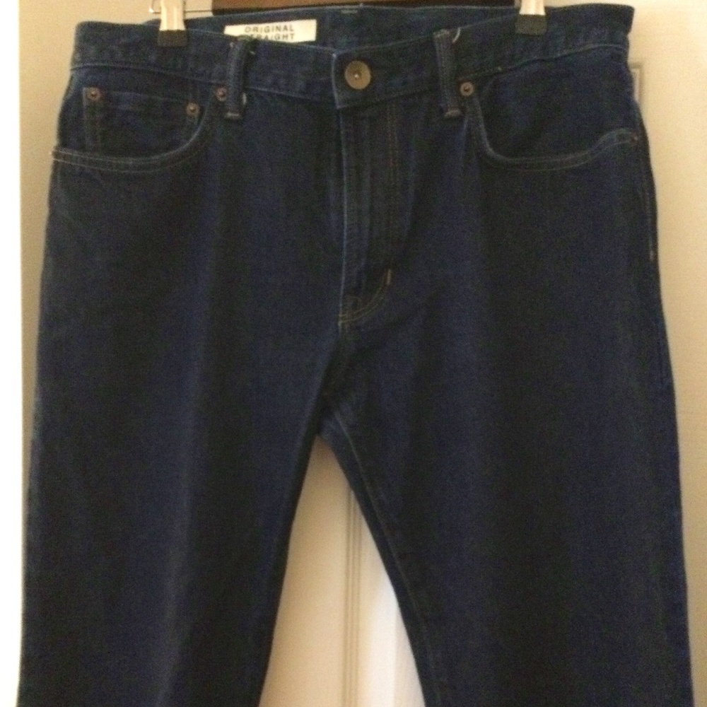 Dark blue jeans